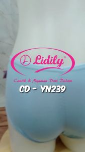 lidily YN239 celana dalam cewek dewasa paket isi 6 pcs bahan katun ukuran jumbo