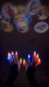 10pcs LED Finger Projection Light Toys Birthday Party Supplies Paninda Lootbag Filler / Paninda