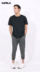CATELU Celana Joger 7/8 Abu Tua - Jogger Pants Jimy