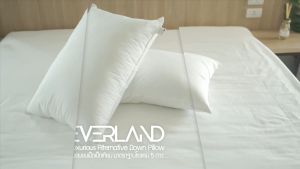 Everland หมอนขนเป็ด เทียม 5-6 ดาว 🌟 หมอนหนุนสุขภาพ ให้สัมผัสความนุ่มสบาย