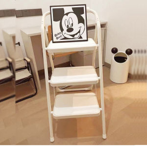 German Import Small Ladder For Home Foldable Two Steps Three-Step Ladder Escalator Kids Dining Stool Step Ladder Step Stool