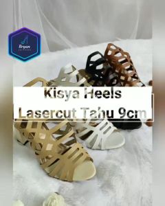 Bryan Kisya Heels 9cm Tali Lasercut Gladiator Spider Hak Tahu Dove Jumbo Oversize Bigsize 36-41-43