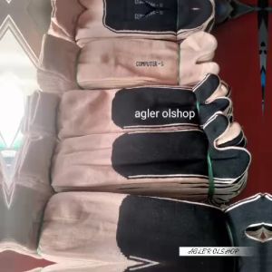 4 PASANG KAOS KAKI JEMPOL PENDEK /KAOS KAKI JEMPOL HITAM TELAPAK  MURAH