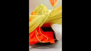 50m Orange/Yellow Safety Reflective Delineator String Rope Barrier Bright Warning Flag Roadside Tali Pemantul Cahaya