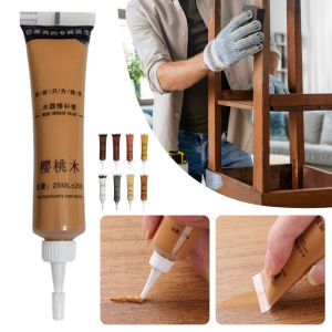 25g Multicolor Wood Repair Paste Multipurpose Floor Scratch Paint Repair Wooden Furniture Refinishing Paint Putty Coating Filler