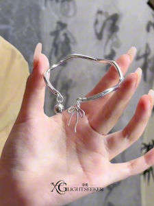 Sweet Simple Moe Butterfly Knot Bell Open Hand Bracelet Fashionable Unique Design Womens Jewelry Gift from ICEC Fresh out