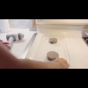 A Cordless Handheld Cleaning Brush with 5 Interchangeable Brush Heads a Portable Rotating Scrubber Suitable for Use in Bathrooms Bathtubs Wall Tiles Floors And Kitchens.