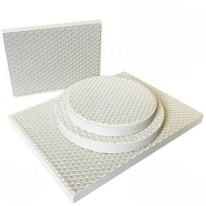 Round/Rectangle Honeycomb Ceramic Plate Honeycomb Ceramic Board Infrared Burner Replacement High Effeciency