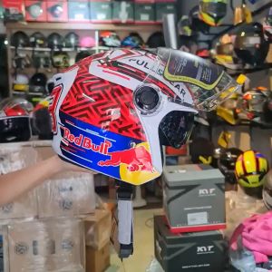 Mũ bảo hiểm 3/4 chính hãng Royal M668 2 kính tem Redbull siêu đẹp