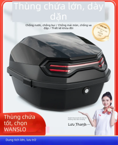 WANSLO | Thùng sau xe máy chống xước đa năng