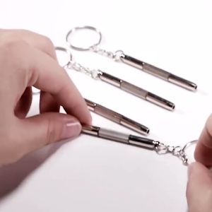 ไขควง ซ่อมแว่นตา ไขควงเล็ก 3in1 มีหัว 3 แบบ ปากแบน/ ปากแฉก/ ปากเหลี่ยม (พร้อมส่ง) G3077