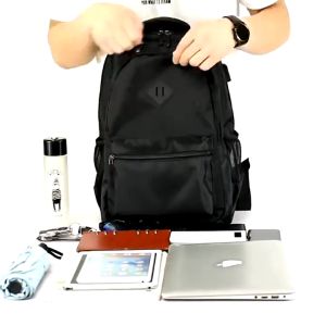 Qiala - INU Tas Ransel sekolah remaja laki-laki perempuan fashion Stylish