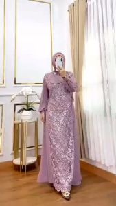 Erina Dress: Gaun Pesta Wanita Elegan & Dress Gamis Lebaran Mewah 2025