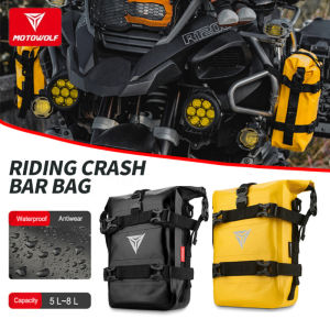 Motowolf Tas Crashbar Waterproof: Aksesoris Motor Multifungsi