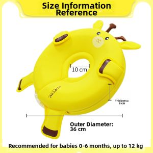 KLEYOU | Anti-Rollover Inflatable-Free High Buoyancy Baby Neck Float