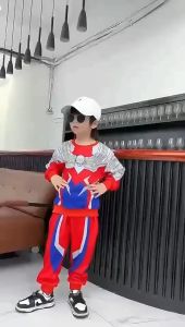 Kids Boys Clothes Sweater Sweatshirt Shirt Set Ultraman