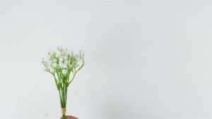 1/2/3pcs White Gypsophila Artificial Flowers Wedding Bouquet Decoration Arrangement Plastic Babies Breath Fake Flower Home Decor
