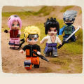 Original KEEPPLEY NARUTO Sasuke Kyubimon Kakashi Gaara Uchiha Itachi Sakura Building Block Collection Action Figure Kid Gift Toy. 