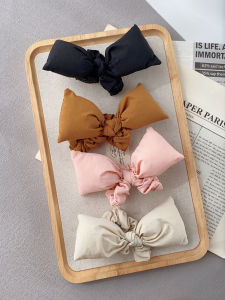 ริบบิ้นโบว์ผีเสื้อ ยางรัดผมทรงห่วงลำไส้เล็ก สไตล์เกาหลี หวาน เครื่องประดับผม ยางรัดผมแบบมีสายรัด