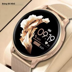 Đồng Hồ Thông Minh Little Meatball Lady Dành Cho Nữ Màn Hình AMOLED HD 1.32 Theo Dõi Nhịp Tim Gọi Bluetooth Chống Nước Thiết Bị Theo Dõi Thể Dục Quà Tặng