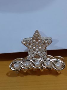 TRENDY ELEGANT PEARL &RHINE STONE CUTE METAL HAIRCLIPS
