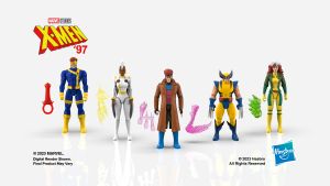 Marvel Studios X-Men 97 Team Up Pack 4-Inch Action Figures 5 Figures with Accessories Super Hero Toys Marvel Toys for 4 Year Old Boys and Girls
