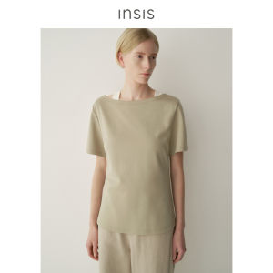 INSIS FEMME | Elegant U Neck & Scoop Neck Cotton T-shirt