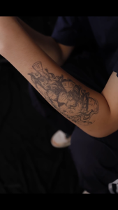 40model】 110*180mm Stiker Tato Herbal Botanical | Tahan 15 Hari | Ukuran