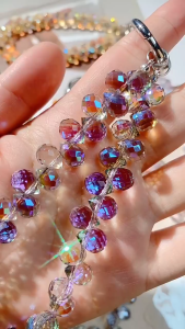 Hot Sale SHGMYD สายคล้องโทรศัพท์มือถือประดับกลิตเตอร์แฟชั่นสุดหรูสายคล้องข้อมือประดับลูกปัดมือสุดสร้างสรรค์