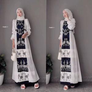 AIVANA DRESS TENUN - COUPLE BAJU TENUN