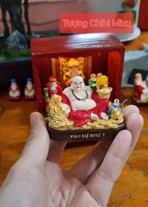 Tượng Phật Di Lặc Phong Cách Phương Đông 6cm x 4cm - Trang Trí Bàn Thờ Thần Tài Thổ Địa Mini Việt Nam