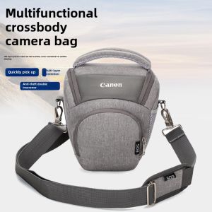 Compact Camera Bag Single Reversible Triangle Bag Suitable for Canon 200D 750D 800D 5D 41500D 60D 80D Digital Camera Accessories