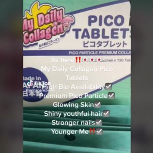 My Daily Collagen Pico Tablets: 120 Tablets Per Pouch for Skin Anti-Aging