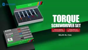 OBENG SET - HIGH PRECISION TORQUE SCREWDRIVER SET 5 IN 1 RELIFE RL-724A