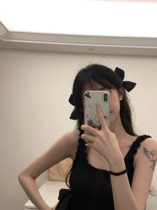 Black Butterfly Knot Hair Clip Side Duckbill Clamp 3D Stylish Hair Accessories New 2025 Trendy Hairpins for Women