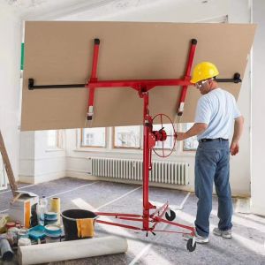 Gypsum board elevator Woodworking Suspended Ceiling Manual Lift Gypsum Board Bracket Export Type Gypsum Board Lift