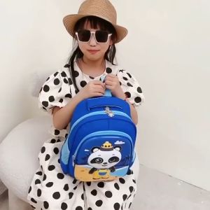 [LỖI 1 ĐỔI 1]Cặp balo học sinh đi học nhà trẻ mẫu giáo in hình ngựa nổi 3D TULIP ONE BL051 HÀNG CHUẨN ĐẸP chất liệu vải dù chống thấm nước cao cấp phù hợp cho bé gái 2-5 tuổi