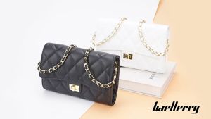 Túi xách đeo vai hàng hiệu Baellerry có thể thu ngắn dây kiểu cổ điển vintage - N3249