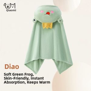 LB.BEAR | Wearable Absorbent Quick-Dry Girls Bathrobe