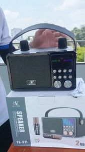 [GIÁ SỐC - ƯU ĐÃI GIỚI HẠN] Loa Bluetooth Karaoke Mini YS311 Led RGB - Đi Kèm 2 Micro Thay Đổi Giọng Nói Âm Thanh Cực Hay Bass Căng