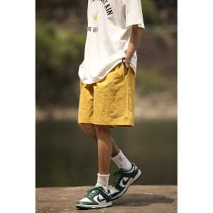 กางเกงขาสั้นผ้าฝ้ายระบายอากาศได้ดีสำหรับฤดูร้อนสำหรับทั้งชายและหญิง กางเกงขายาวห้าแฉกแบบหลวมๆ ใส่สบาย กางเกงขายาวทรงหลวมๆ สไตล์ญี่ปุ่น