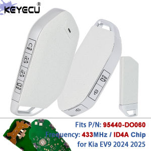 KEYECU 95440-DO060 95440-D0060 433MHz 4A Chip Proximity Keyless-Go Smart Remote Car Key Start Fob for Kia EV9 2024 2025