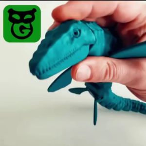 Cuero Mainan Anak Dinosaurus Mosasaurus V2 Flexi