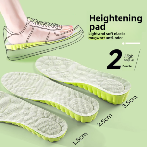 MONLEYTA | Eucalyptus Deodorant Heightening Shoe Inserts Invisible Sport Shock Absorption Men Women Absorb Sweat Comfortable Footbed Pads