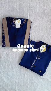 Baju Couple Pasangan Kekinian Lebaran Wanita 2025 Silmi Family