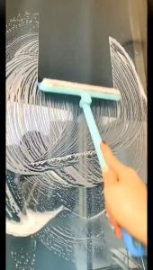 Rotatable Rain Wiper แปรงทำความสะอาดหน้าต่าง Airbrush Scraper กระจกแบบถอดได้ Scraper ครัวเครื่องมืออุปกรณ์ห้องน้ำ