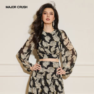 Vintage Elegant Short Crop Top Fashion Suit Dress