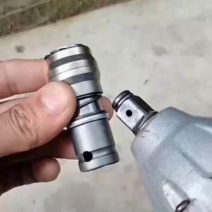 Đầu chuyển đổi máy siết bu lông chạy pin thành khoan bê tông kèm mũi khoan d6mm