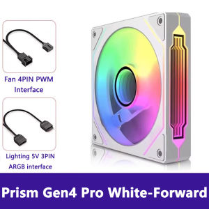 JUNGLELEOPARD | Jungle Leopard Prism 4Pro ARGB 120mm 5V 3PIN ARGB 4PIN PWM Infinite Mirror Lighting Motherboard Lighting Sync Case PC CPU Fan
