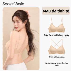 Secret World | Áo Ngực Không Dây Cho Ngực Nhỏ Thiết Kế Hình U